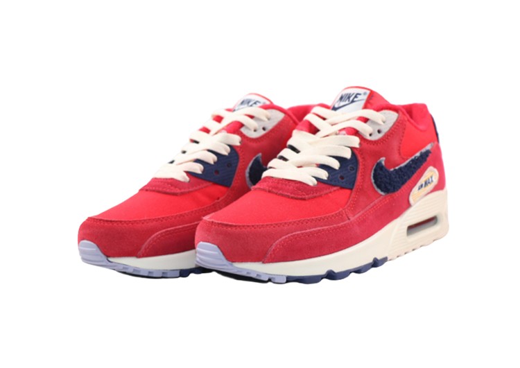נעלי נייק-Nike Air Max 90 BRICK RED- BUNTING – תמונה 2