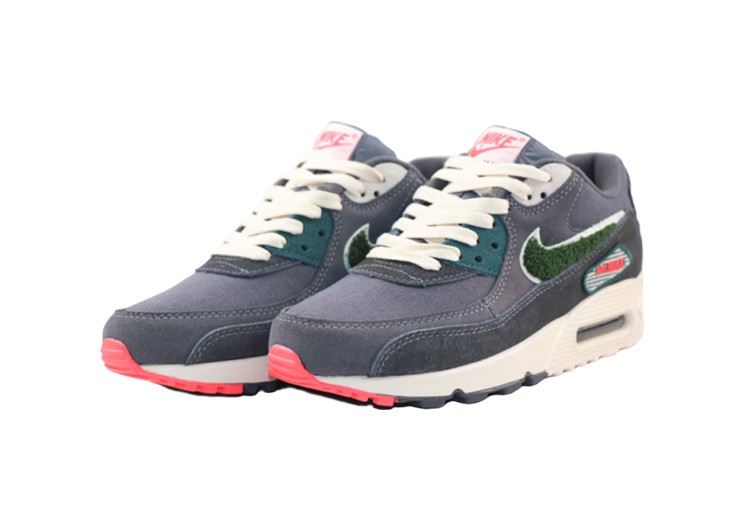 נעלי נייק-Nike Air Max 90 FEDORA-BLACK BEAN – תמונה 2