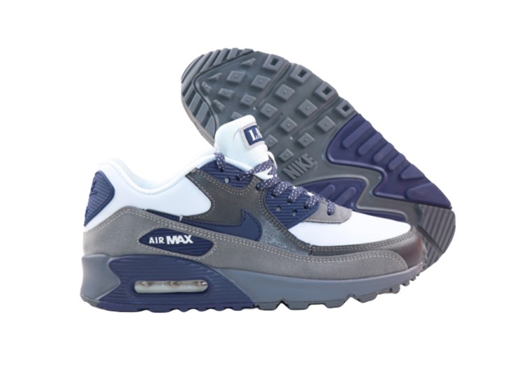 נעלי נייק-Nike Air Max 90 GULF BLUE-LAVENDER – תמונה 4
