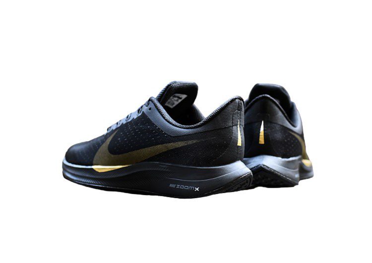 נעלי נייק-Nike Zoom Pegasus 35 Black-Golden – תמונה 6