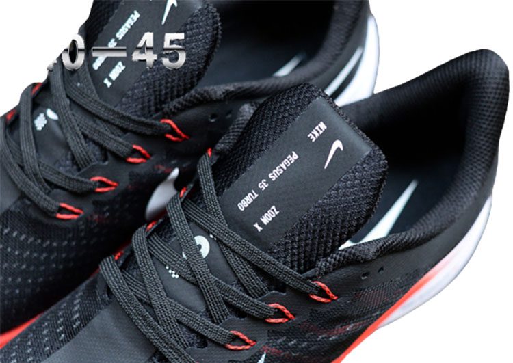נעלי נייק-Nike Zoom Pegasus 35 Black Russian-Fire Brick – תמונה 6