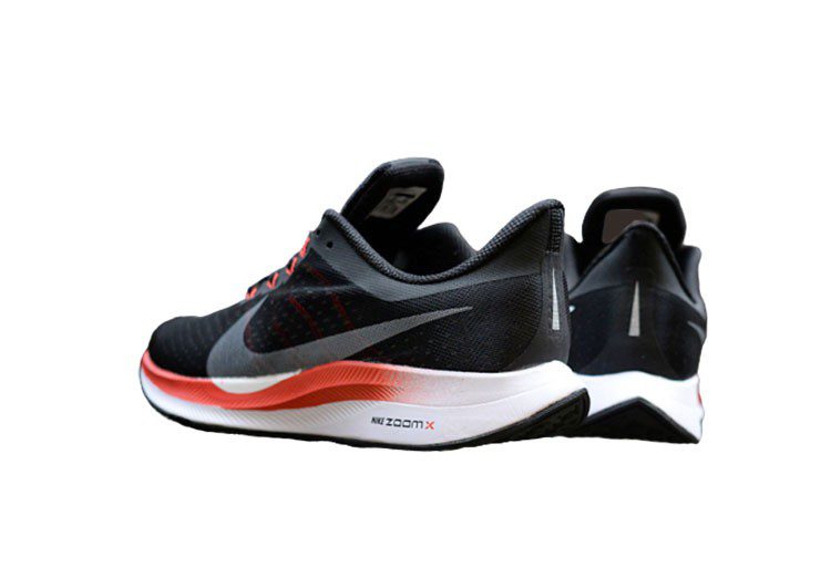נעלי נייק-Nike Zoom Pegasus 35 Black Russian-Fire Brick – תמונה 7