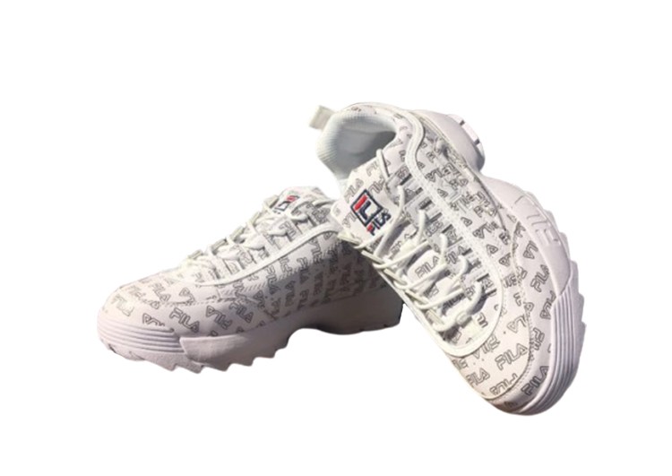 נעלי פילה-Fila Disruptor 2 Premium Athletic Shoes-WHISPER-SUVA GREY – תמונה 3