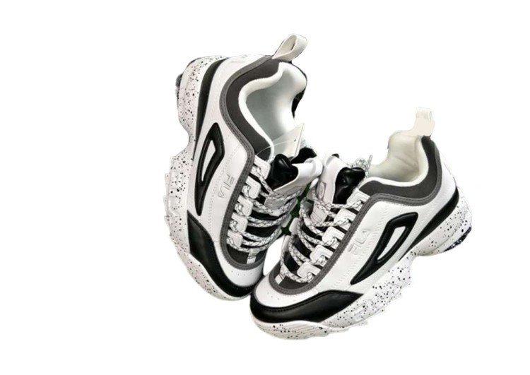 נעלי פילה-Fila Disruptor 2 Premium Athletic Shoes-WHITE-BLACK – תמונה 3