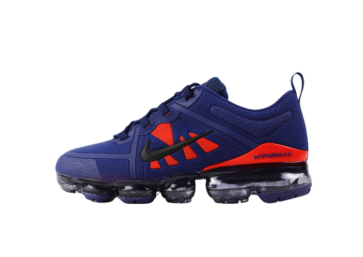 נעלי נייק-NIKE AIR VAPROMAX 2019 - DARK_BLUE - RED