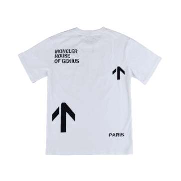 MONCLER SHORT MEN T-SHIRT WHITE