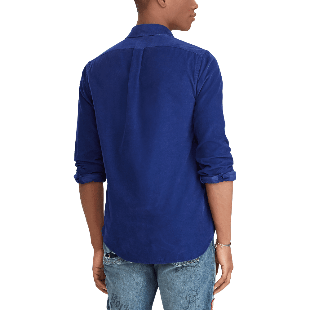 ראלף לורן-RL SHIRT MEN'S LONG BLUE – תמונה 4