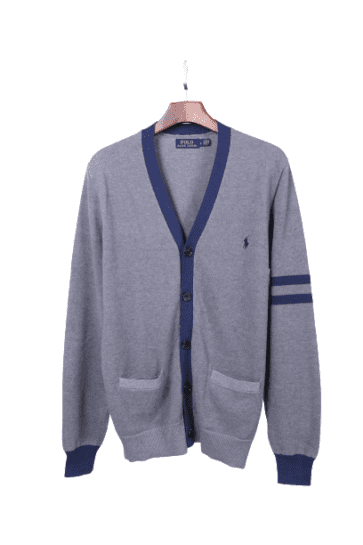 ראלף לורן-RL SWETER JACKET MEN'S GREY