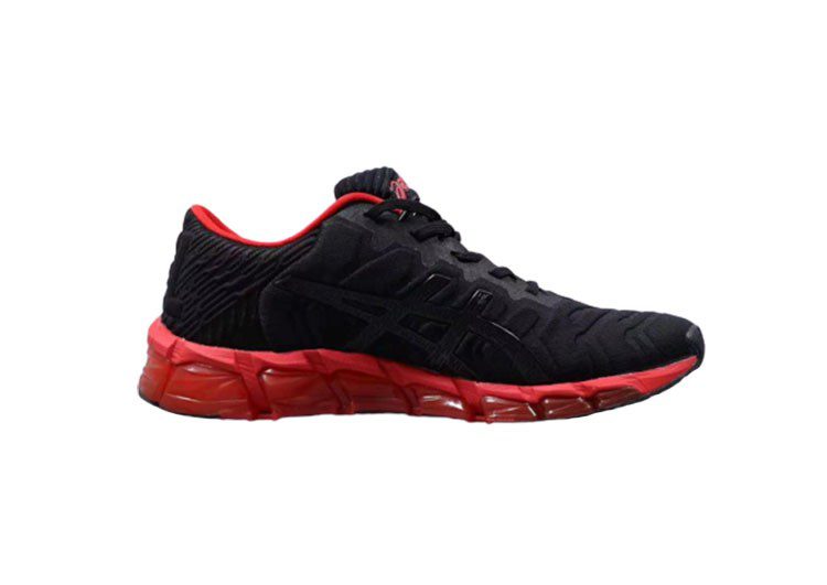 נעלי אסיקס-ASICS - Black & Dark Red – תמונה 2