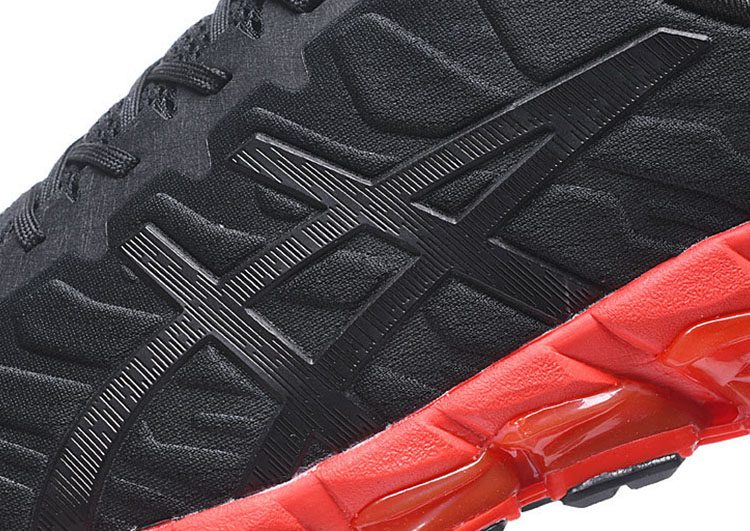 נעלי אסיקס-ASICS - Black & Dark Red – תמונה 12