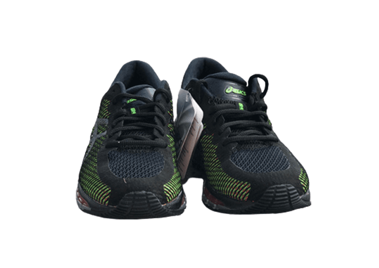 נעלי אסיקס-ASICS - Black & Fluorescent – תמונה 6