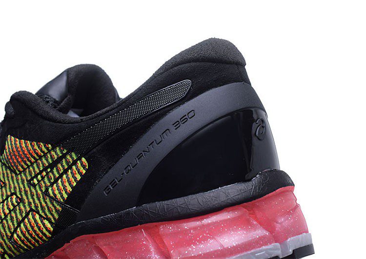 נעלי אסיקס-ASICS - Black & Fluorescent – תמונה 10