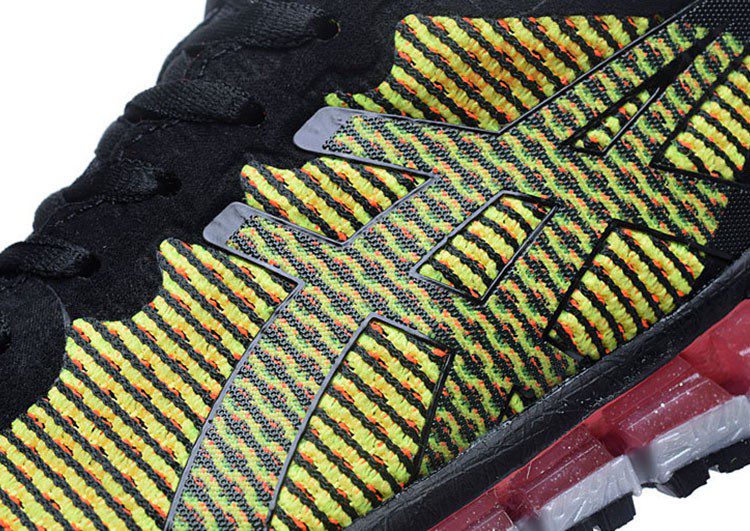 נעלי אסיקס-ASICS - Black & Fluorescent – תמונה 9