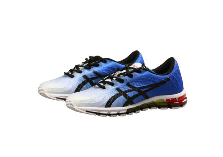 נעלי אסיקס-ASICS - Blue & White – תמונה 3
