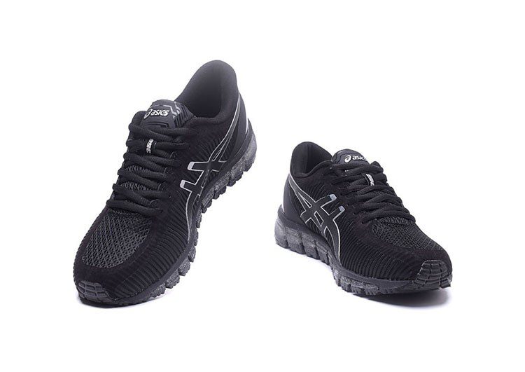 נעלי אסיקס-ASICS - CM -Black & Silver – תמונה 6