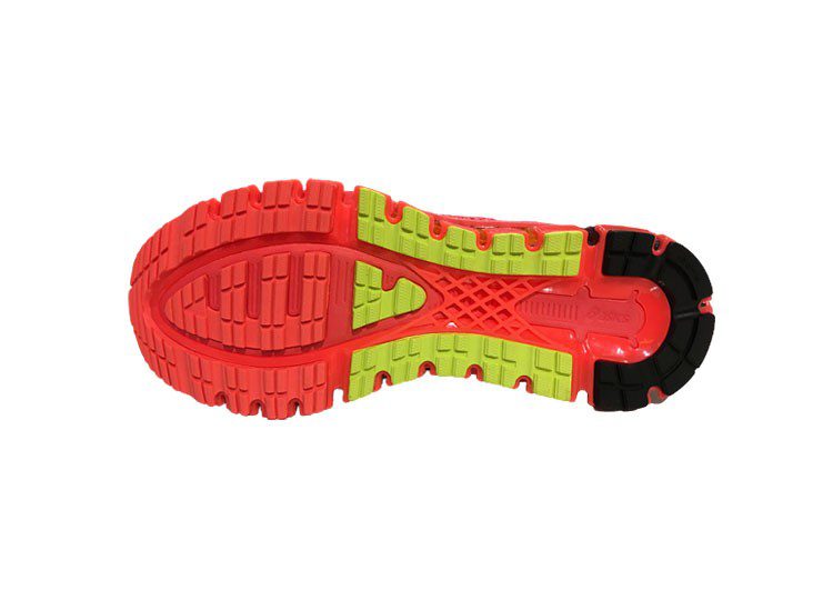 נעלי אסיקס-ASICS - Coral Light Green & Red – תמונה 4