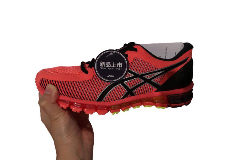 נעלי אסיקס-ASICS - Coral Light Green & Red – תמונה 2