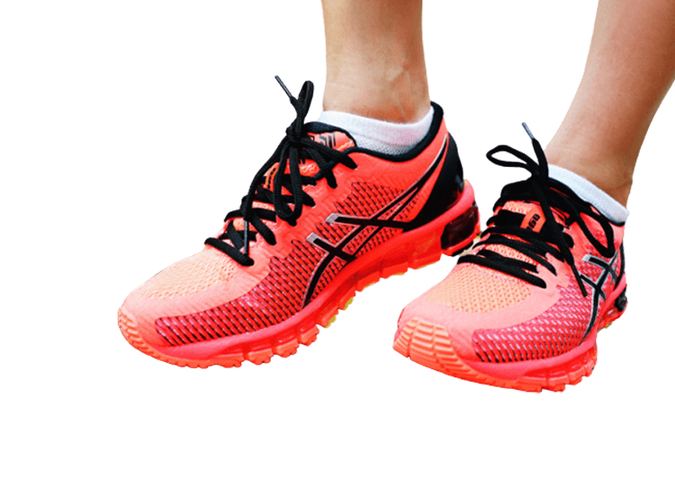 נעלי אסיקס-ASICS - Coral Pink Black – תמונה 8