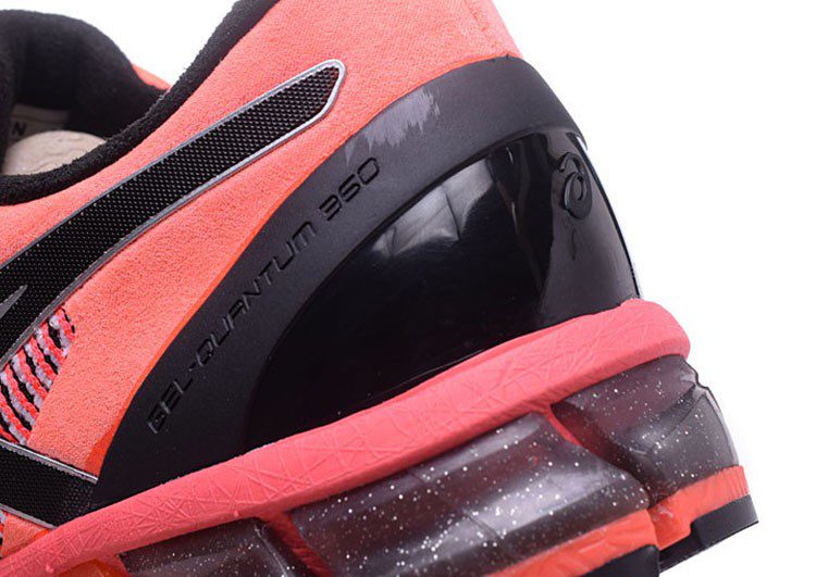 נעלי אסיקס-ASICS - Coral Pink Black – תמונה 9