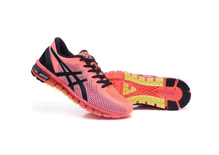 נעלי אסיקס-ASICS - Coral Pink Black – תמונה 5