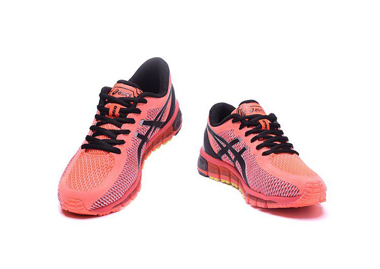 נעלי אסיקס-ASICS - Coral Pink Black – תמונה 3