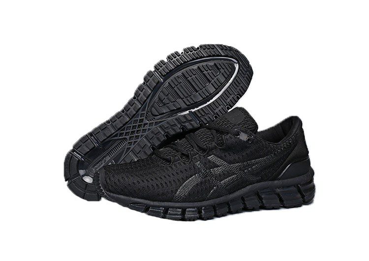 נעלי אסיקס-ASICS - Full Black – תמונה 9