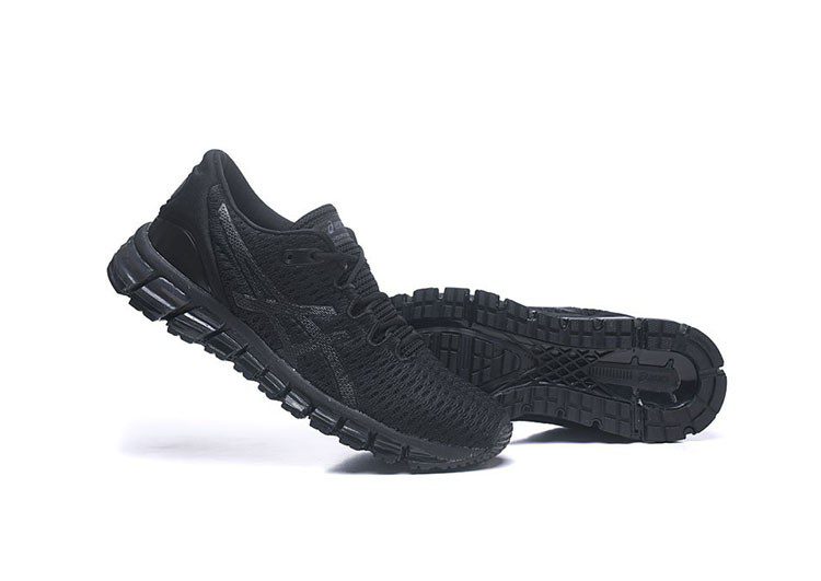 נעלי אסיקס-ASICS - Full Black – תמונה 4