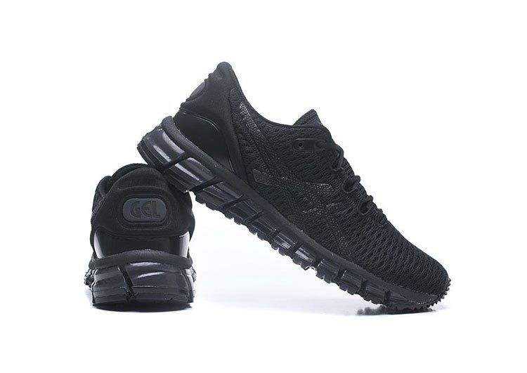נעלי אסיקס-ASICS - Full Black – תמונה 6