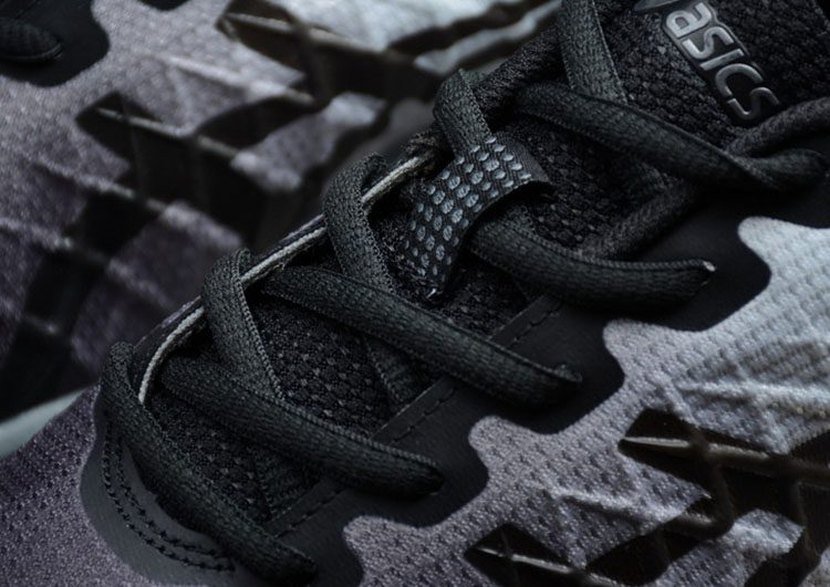 נעלי אסיקס-ASICS - Gray - White & Black – תמונה 8