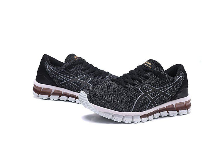 נעלי אסיקס-ASICS - KNIT 2 -Black Gray Red White – תמונה 5