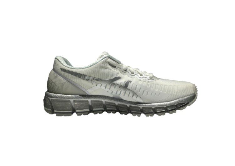 נעלי אסיקס-ASICS - Mesh - Kidnapper - Silver Border – תמונה 2