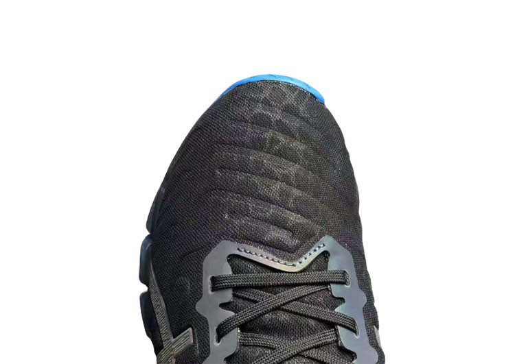 נעלי אסיקס-ASICS - QUANTUM - Black & Blue - 3M Reflective – תמונה 4