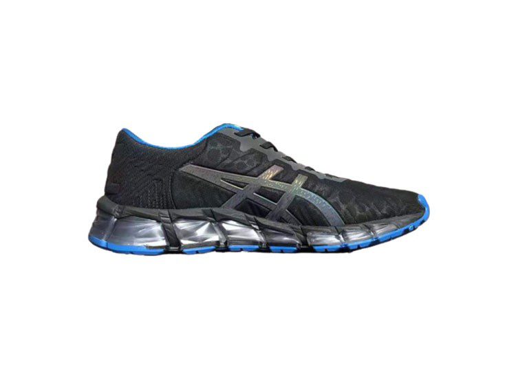 נעלי אסיקס-ASICS - QUANTUM - Black & Blue - 3M Reflective – תמונה 2