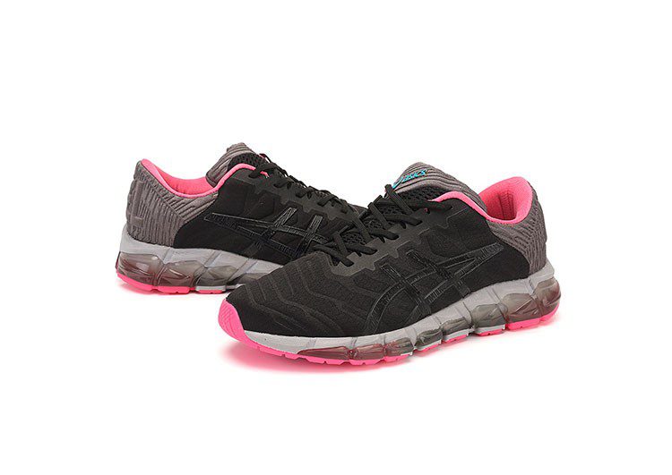 נעלי אסיקס-ASICS - QUANTUM - Black Gray & Pink – תמונה 2