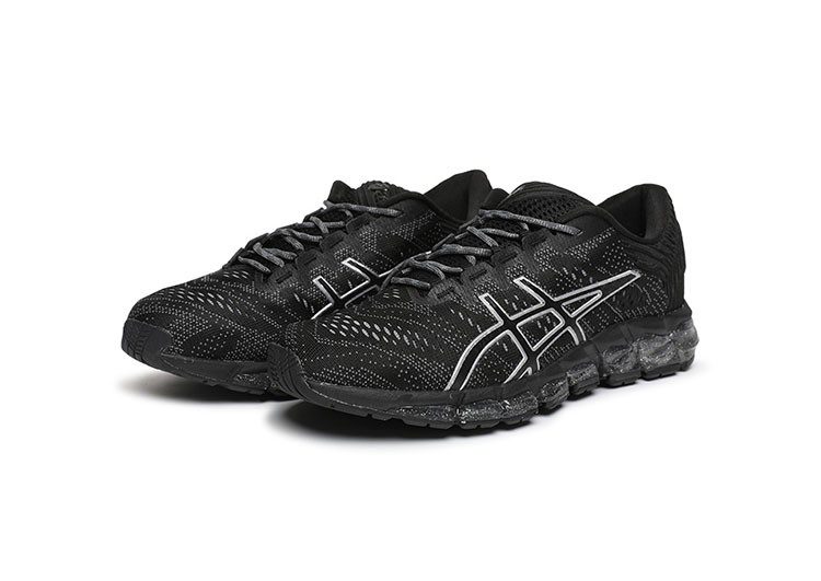נעלי אסיקס-ASICS - QUANTUM - Jacquard Noodle JCQ - Black & White – תמונה 2