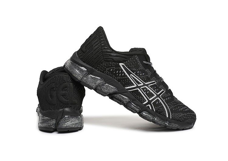 נעלי אסיקס-ASICS - QUANTUM - Jacquard Noodle JCQ - Black & White – תמונה 5