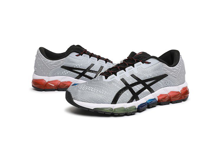 נעלי אסיקס-ASICS - QUANTUM - Jacquard Noodle JCQ - Grey Black – תמונה 4