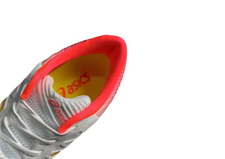 נעלי אסיקס-ASICS - QUANTUM - White - Powder – תמונה 12