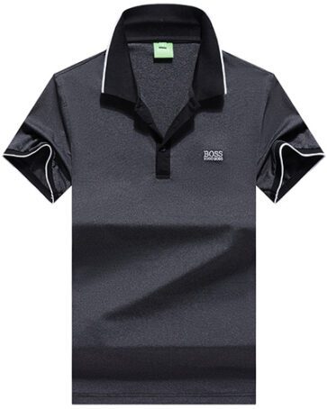 בוס-HUGO BOSS POLO TSHIRT MEN'S-Black
