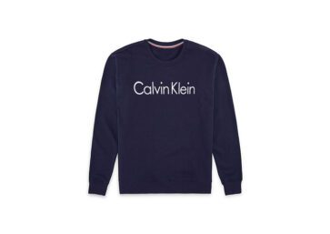 CK Round Neck Sweater Men -Navy Blue