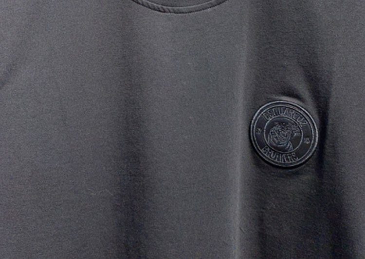 DSQUARED2 TSHIRT MEN SHORT-Black & Black Logo – תמונה 3