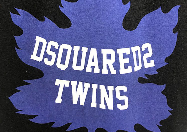 DSQUARED2 TSHIRT MEN SHORT-Black White Blue – תמונה 3