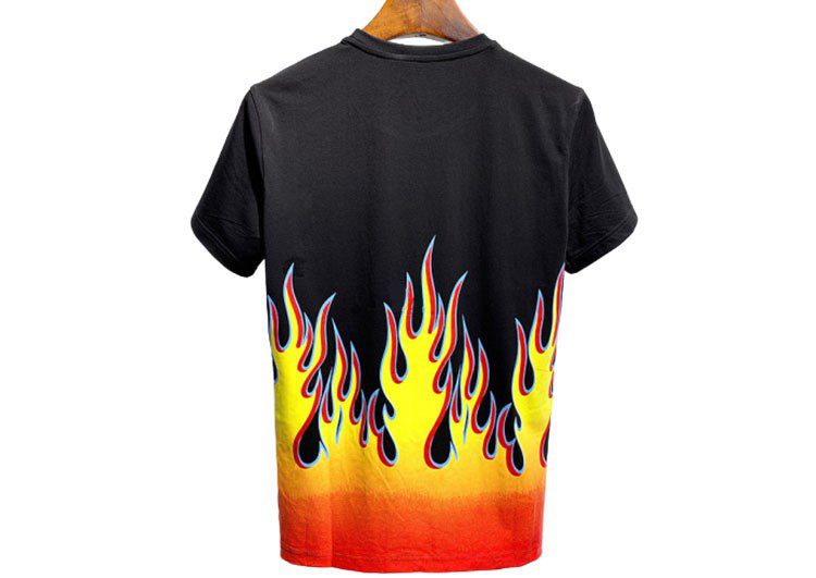 DSQUARED2 TSHIRT MEN SHORT - Black White & Yellow – תמונה 2