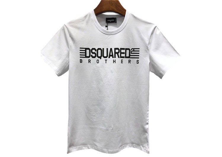 DSQUARED2 TSHIRT MEN SHORT - White Black