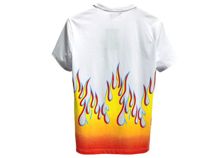 DSQUARED2 TSHIRT MEN SHORT - White Black & Yellow – תמונה 2