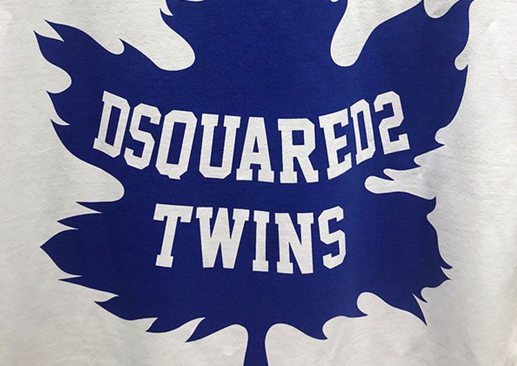 DSQUARED2 TSHIRT MEN SHORT-White Blue – תמונה 3