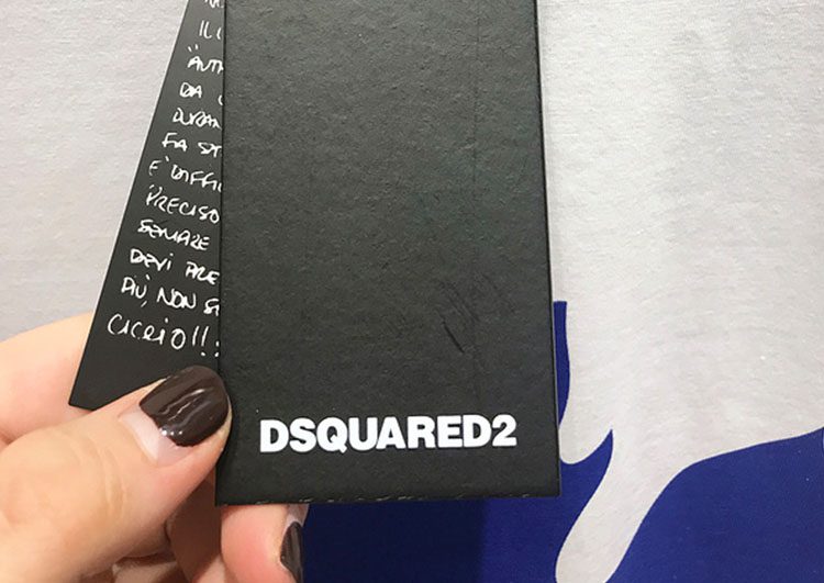 DSQUARED2 TSHIRT MEN SHORT-White Blue – תמונה 5