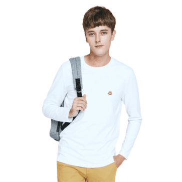 מונקלר-MONCLER LONG TSHIRT MEN'S WHITE