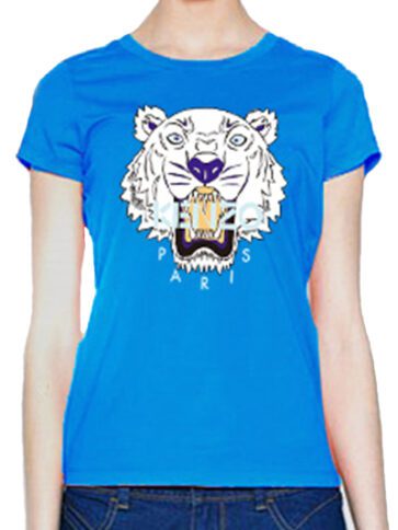 KENZO-קנזו חולצות שרוול קצר לנשים - Blue