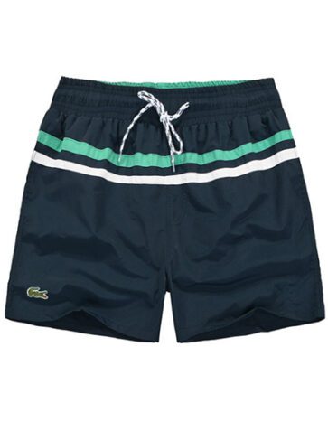 לקוסט-LACOSTE SWIM BEACH MEN - Black